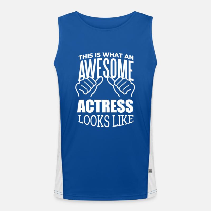 Actress Men's Functional Contrast Tank Top 