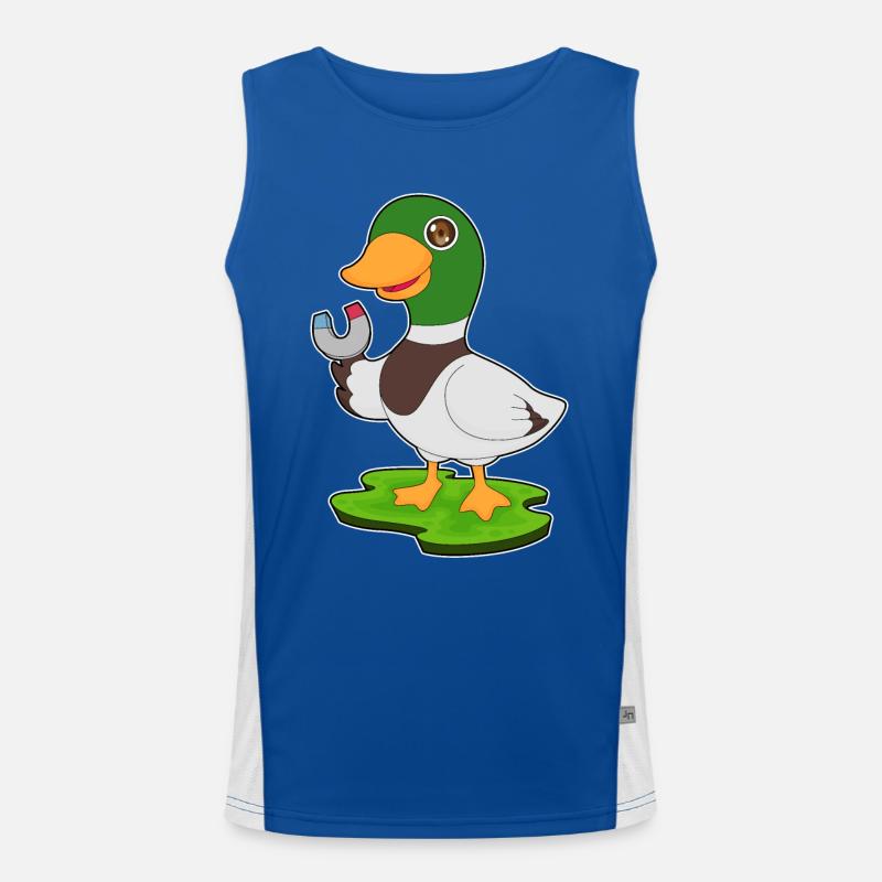 Duck Magnet Men's Functional Contrast Tank Top 