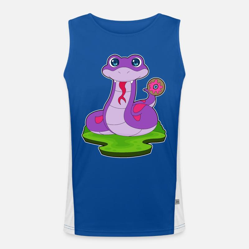 Beignet de serpent Débardeur respirant contrasté Homme 