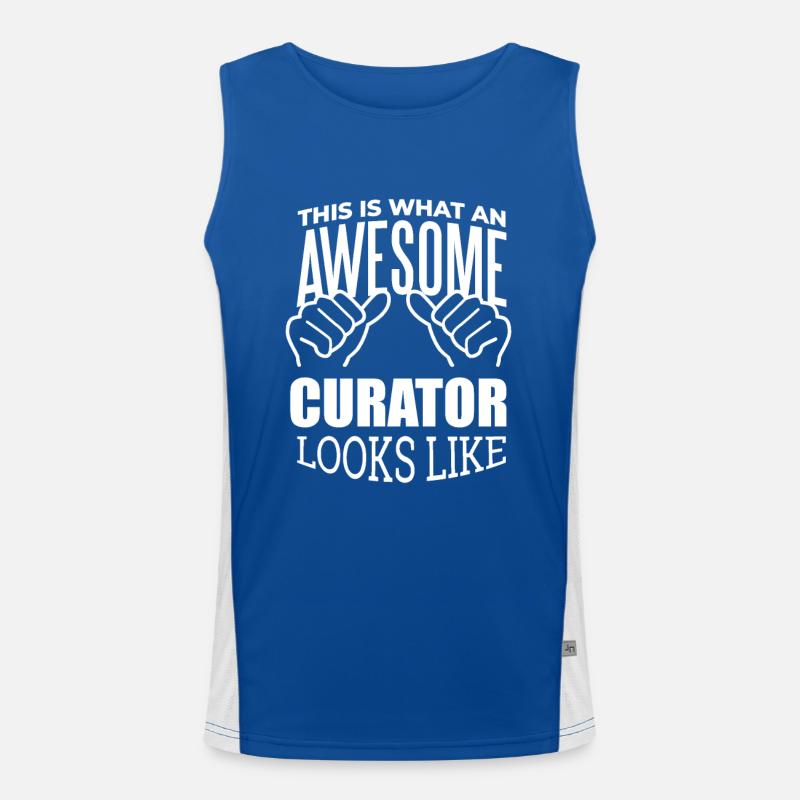 Kurator Funktionelles Kontrast-Tank Top für Männer 