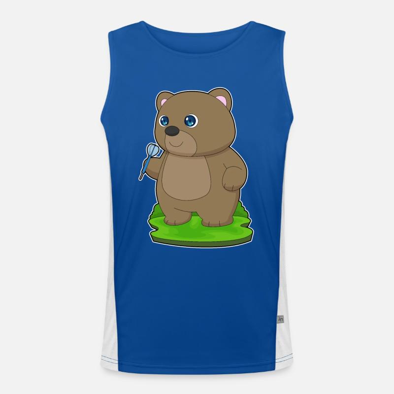 Fléchette d’ours Débardeur respirant contrasté Homme 
