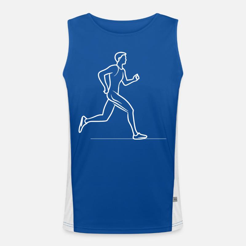 Jogger Sketch Men's Functional Contrast Tank Top 