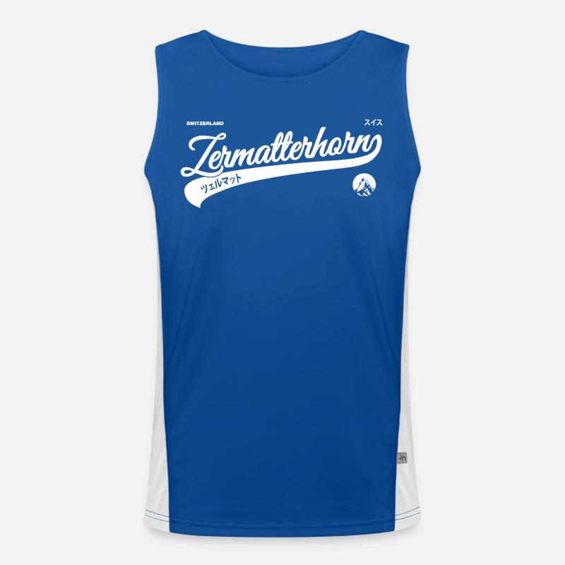 ZERMATTERHORN Funktionelles Kontrast-Tank Top für Männer 