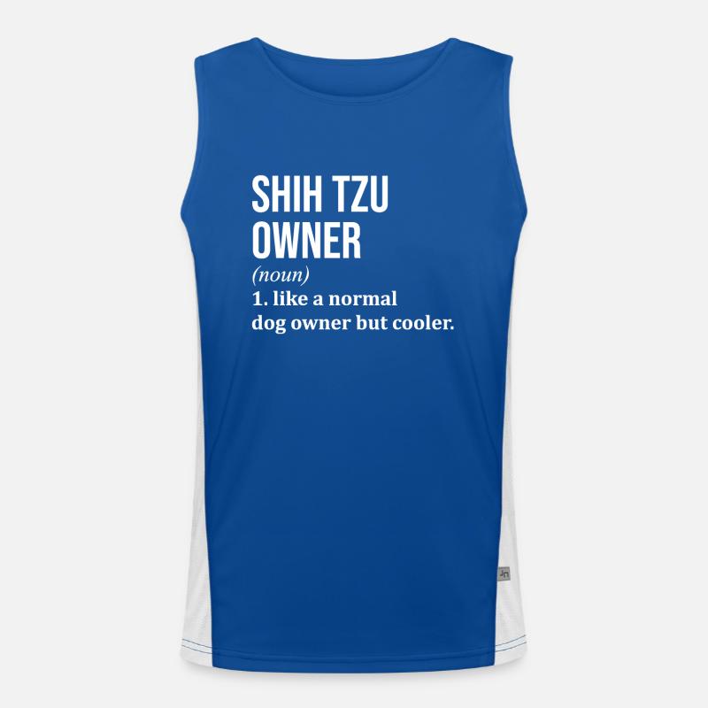 shih Tzu Débardeur respirant contrasté Homme 