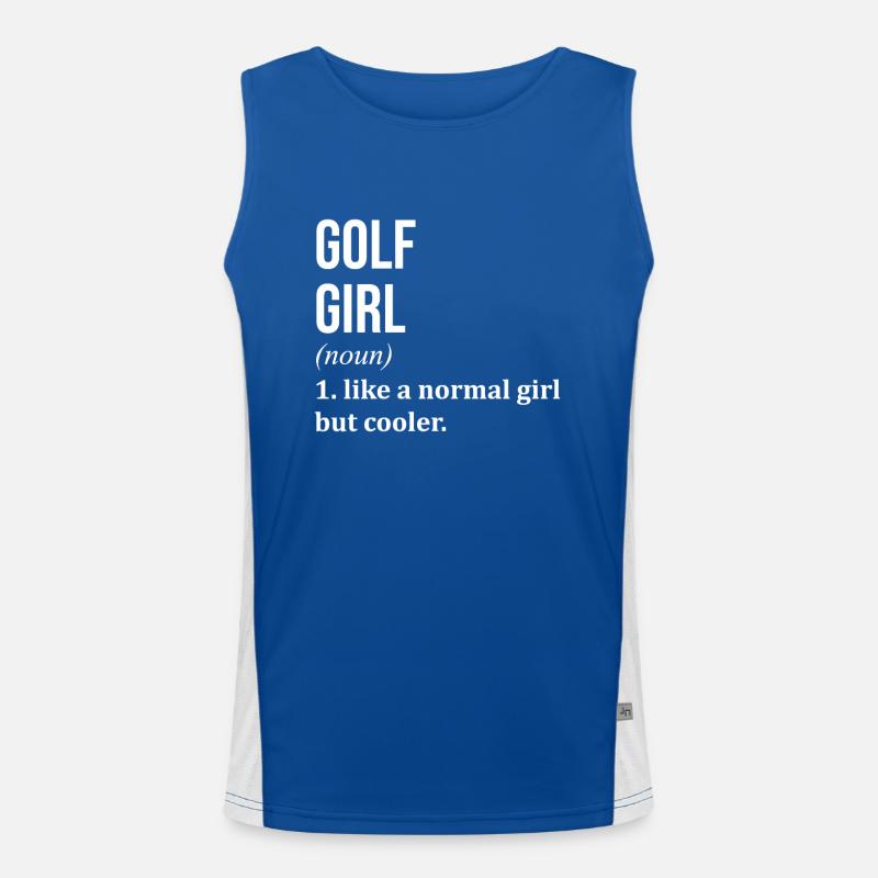 Golf Funktionelles Kontrast-Tank Top für Männer 