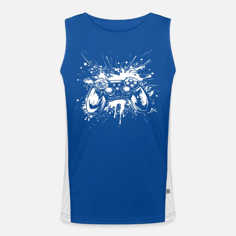 Game Controllers Men's Functional Contrast Tank Top 