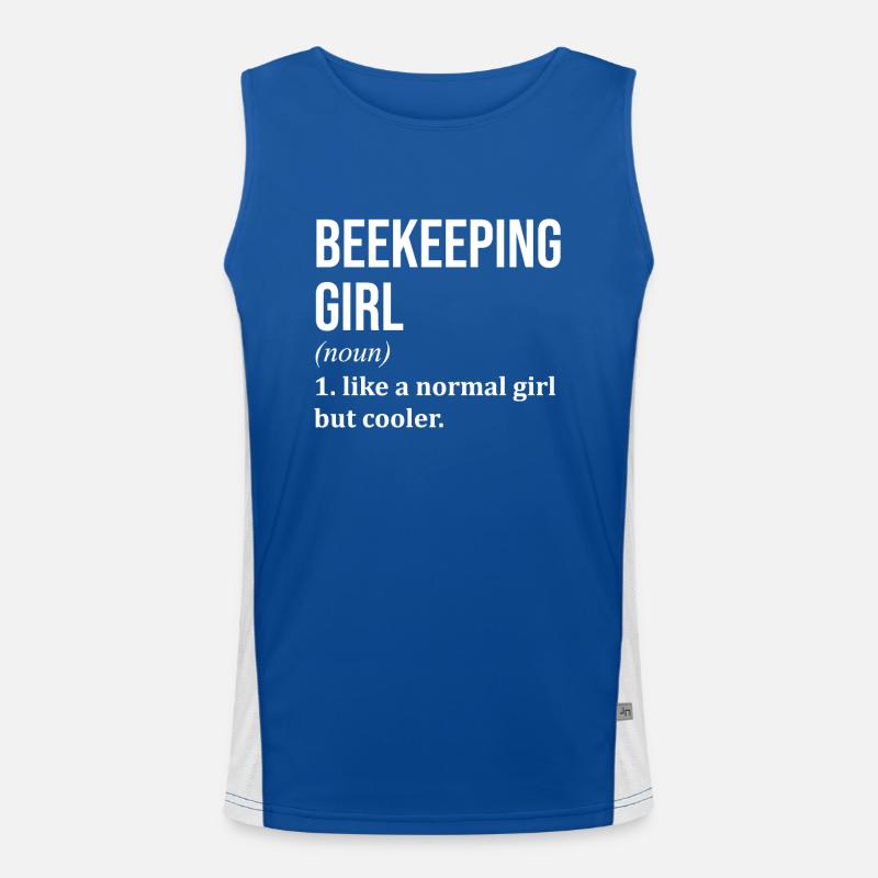 Imker Funktionelles Kontrast-Tank Top für Männer 