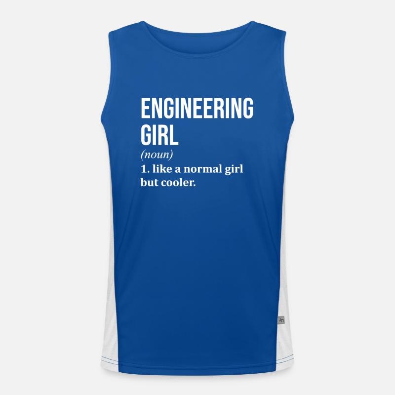 Ingenieur Funktionelles Kontrast-Tank Top für Männer 