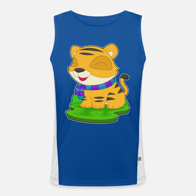 Écharpe d’hiver Tigre Débardeur respirant contrasté Homme 