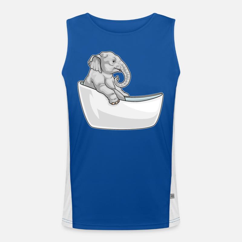 Baignoire de bain éléphant Débardeur respirant contrasté Homme 