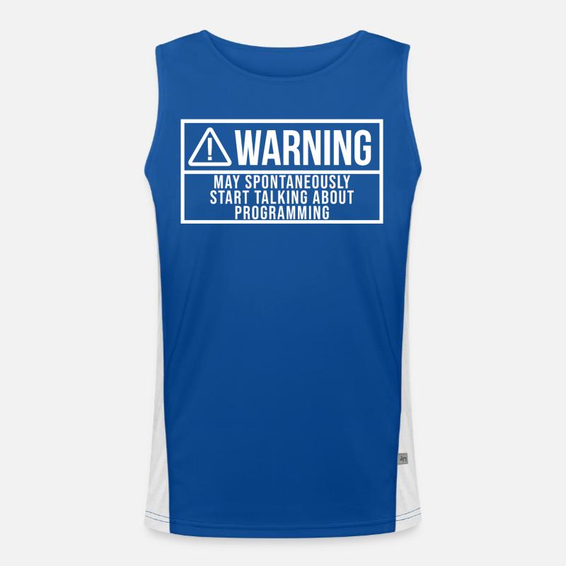 Programmieren Funktionelles Kontrast-Tank Top für Männer 