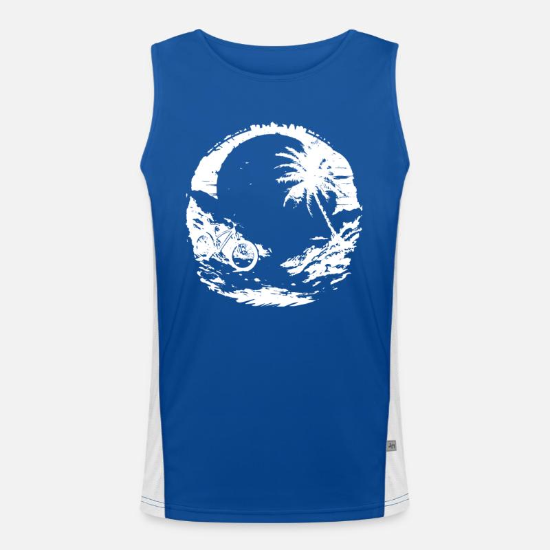 Dessin VTT Débardeur respirant contrasté Homme 