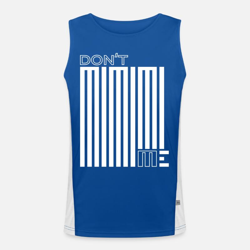 Stop Mimimi – Machen, statt Jammern Funktionelles Kontrast-Tank Top für Männer 