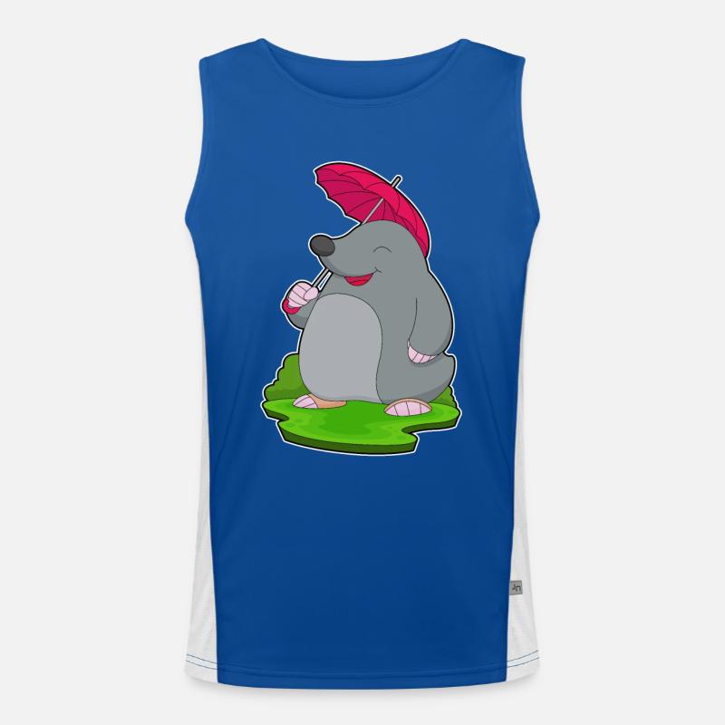 Mole Umbrella Men's Functional Contrast Tank Top 