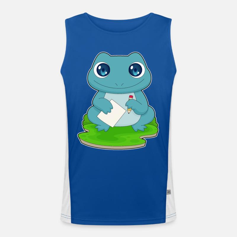 École de papier étudiante Frog Débardeur respirant contrasté Homme 