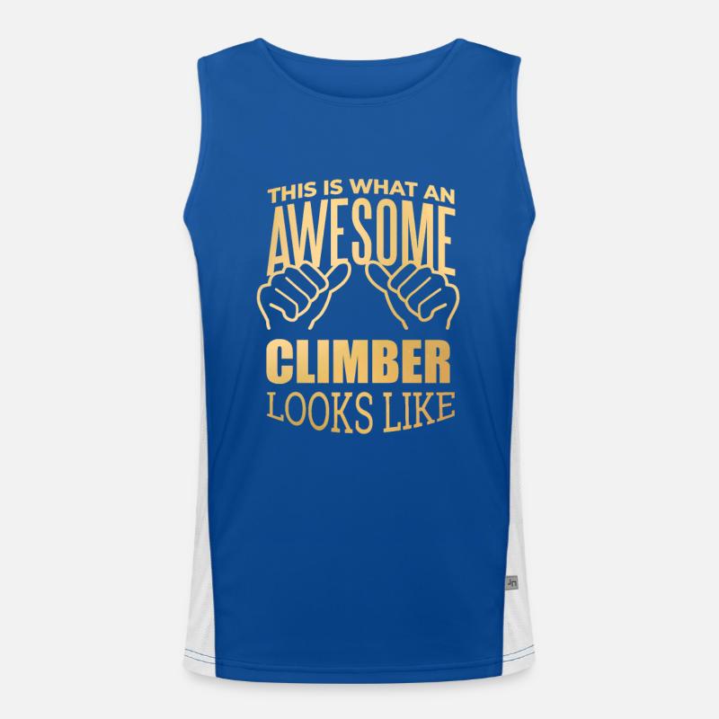 Climbing Men's Functional Contrast Tank Top 