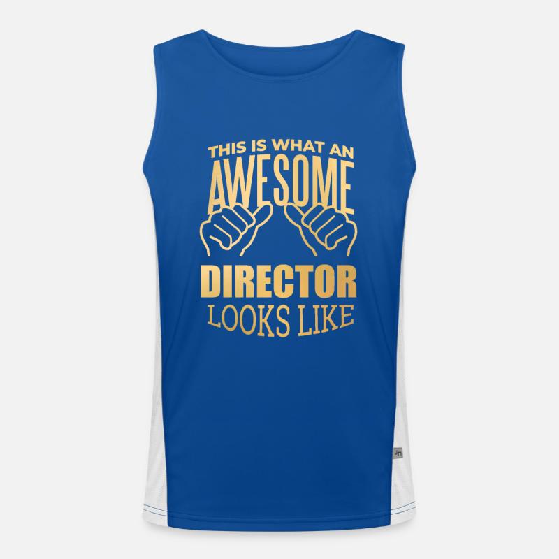 Direktor Direktor Direktor Funktionelles Kontrast-Tank Top für Männer 