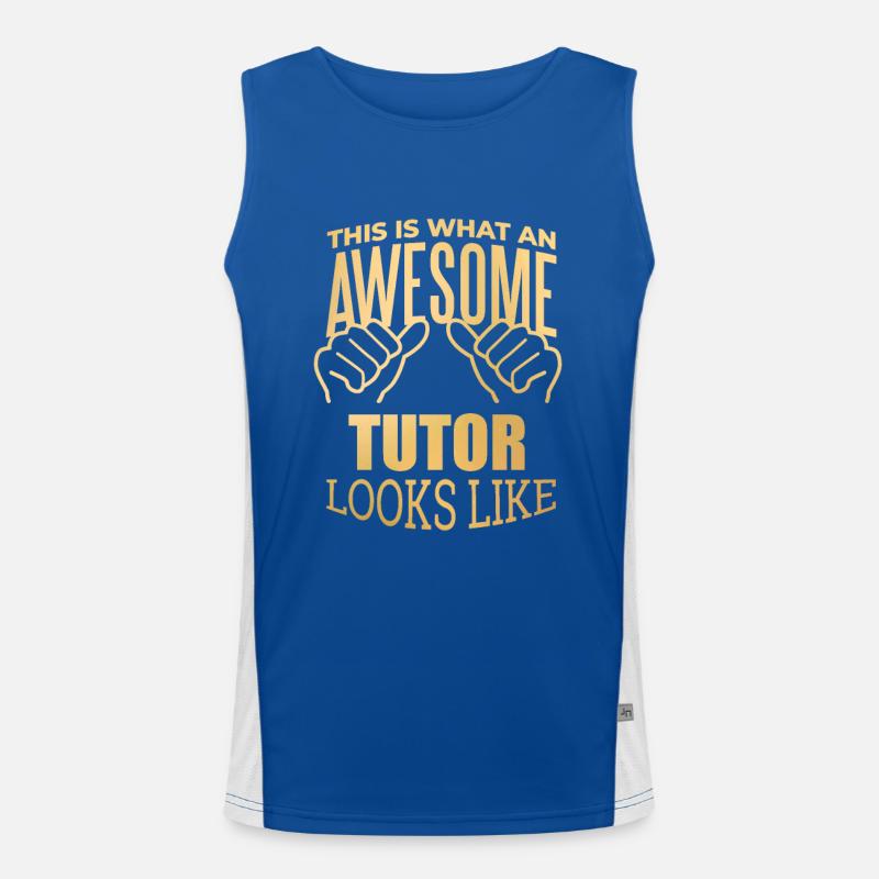 Tutor Funktionelles Kontrast-Tank Top für Männer 