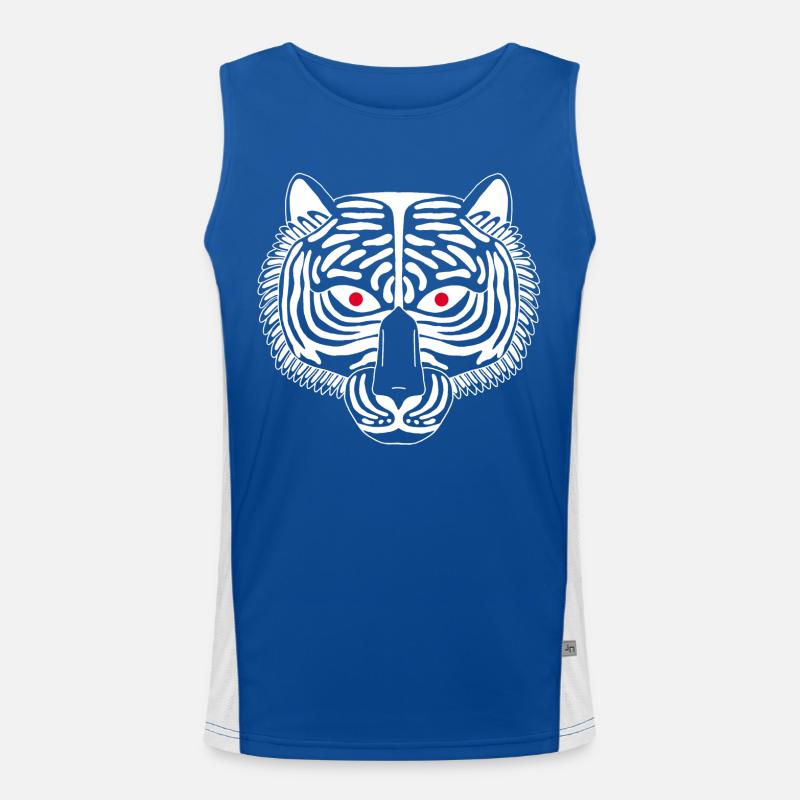 White Tiger Men's Functional Contrast Tank Top 