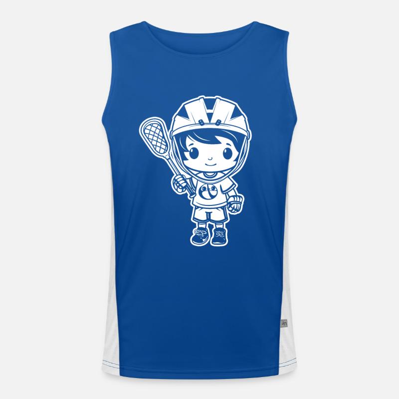 Lacrosse Junge Funktionelles Kontrast-Tank Top für Männer 