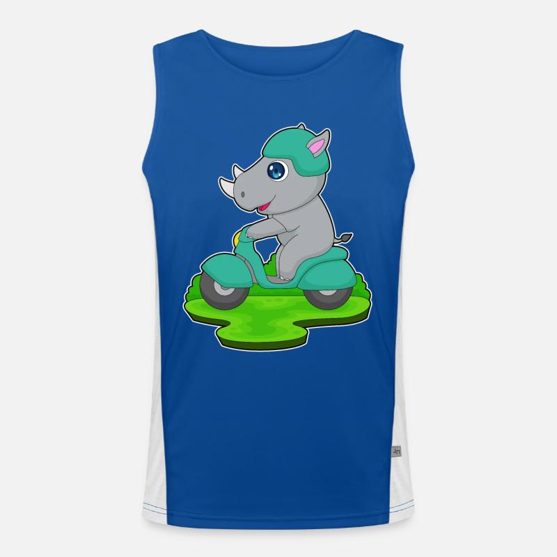 Trottinette Rhino Débardeur respirant contrasté Homme 