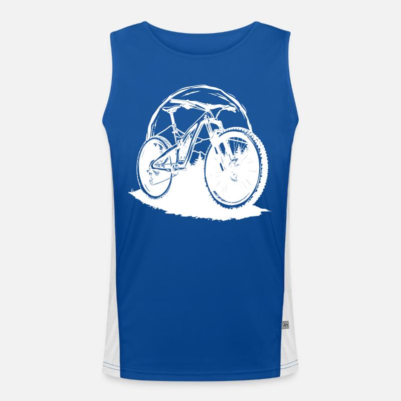 Illustration de VTT Débardeur respirant contrasté Homme 