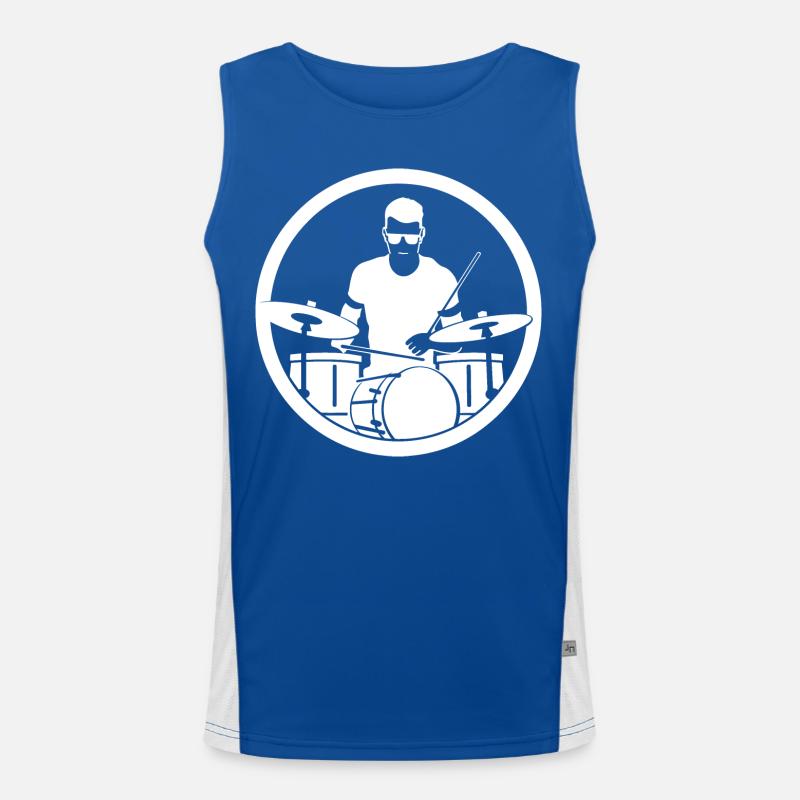 Drummer Men's Functional Contrast Tank Top 
