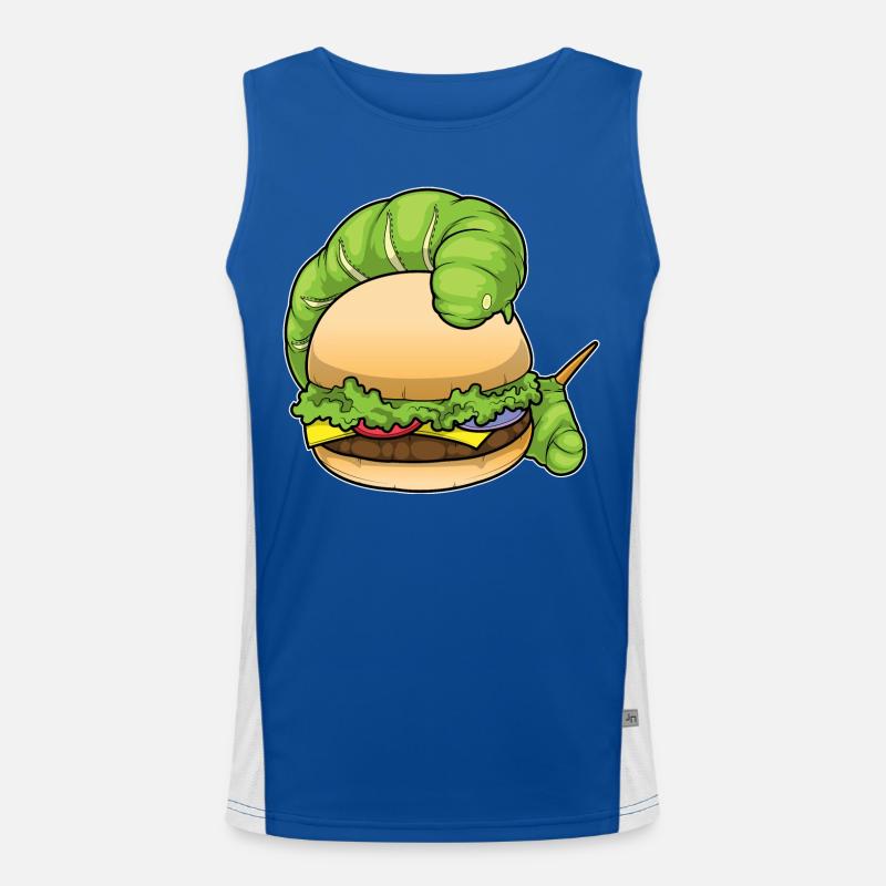Caterpillar Cheeseburger Men's Functional Contrast Tank Top 