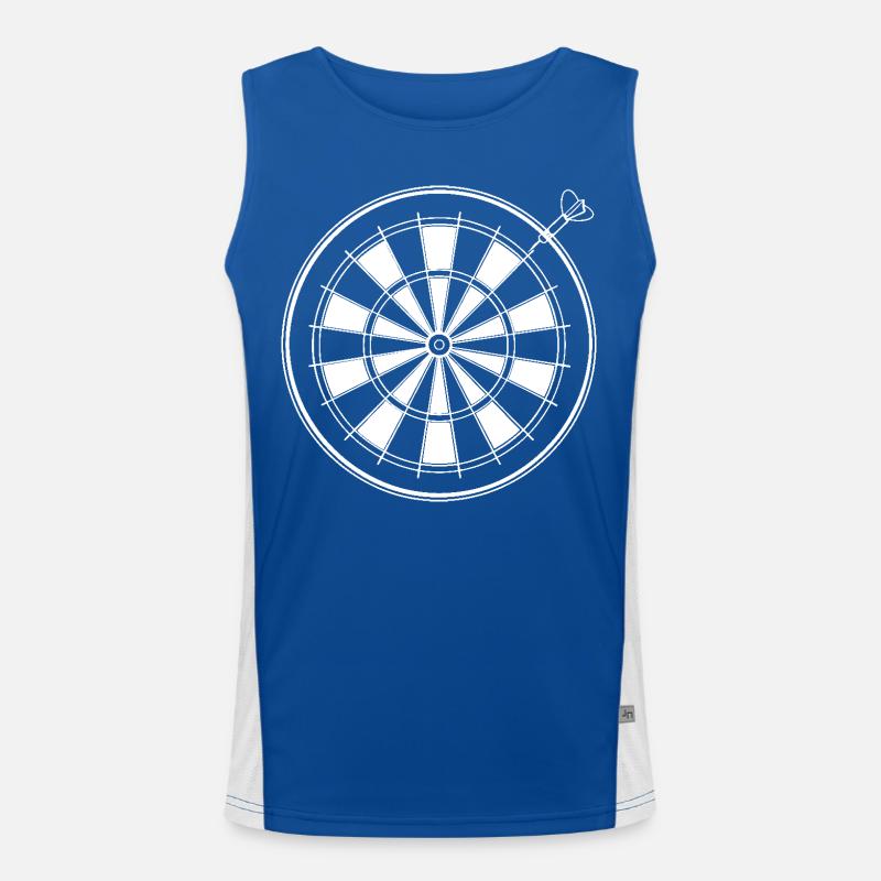 Dart Graphics Men's Functional Contrast Tank Top 