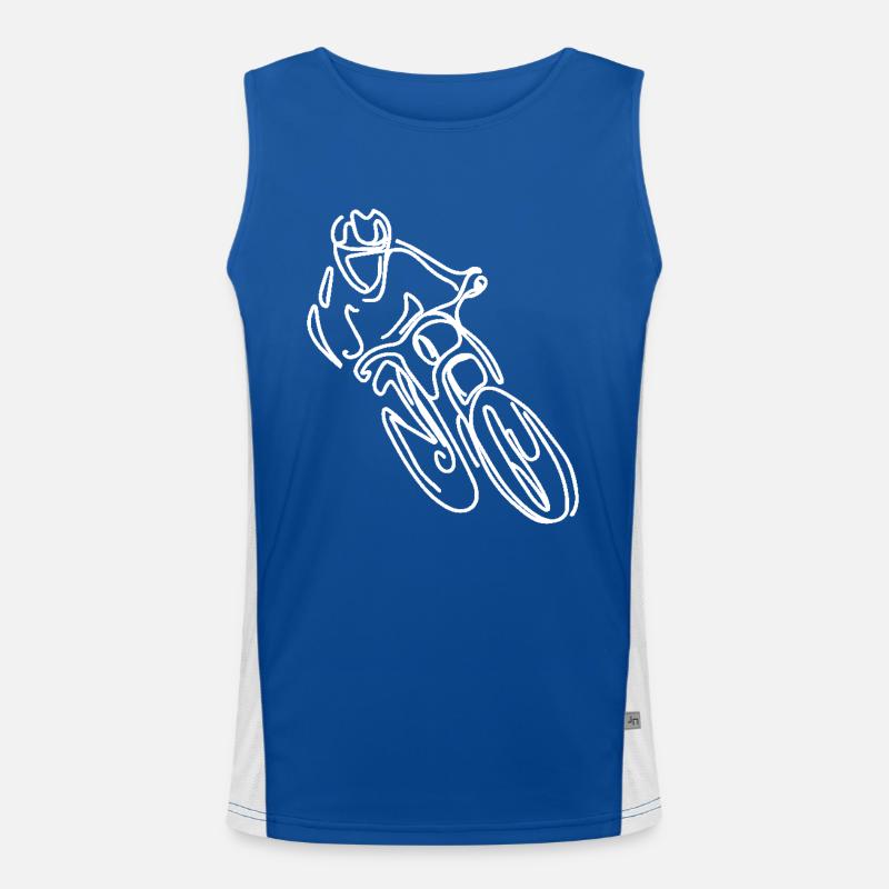 Dessin de VTT Freeride Débardeur respirant contrasté Homme 