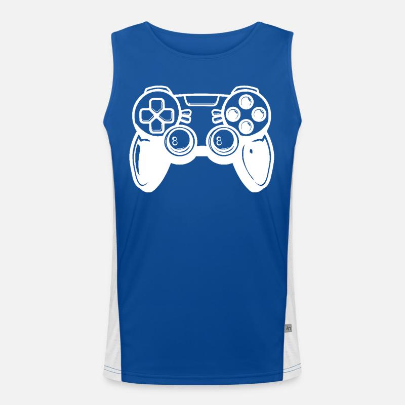 Videogames Controller Funktionelles Kontrast-Tank Top für Männer 