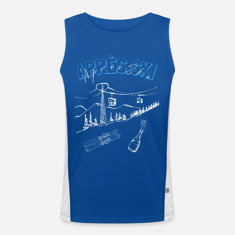 Cooler Unisex-After-Ski-Pullover, Après-Ski Funktionelles Kontrast-Tank Top für Männer 