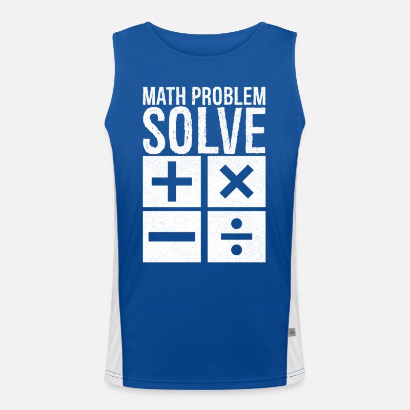 résolution de problème mathématique Débardeur respirant contrasté Homme 