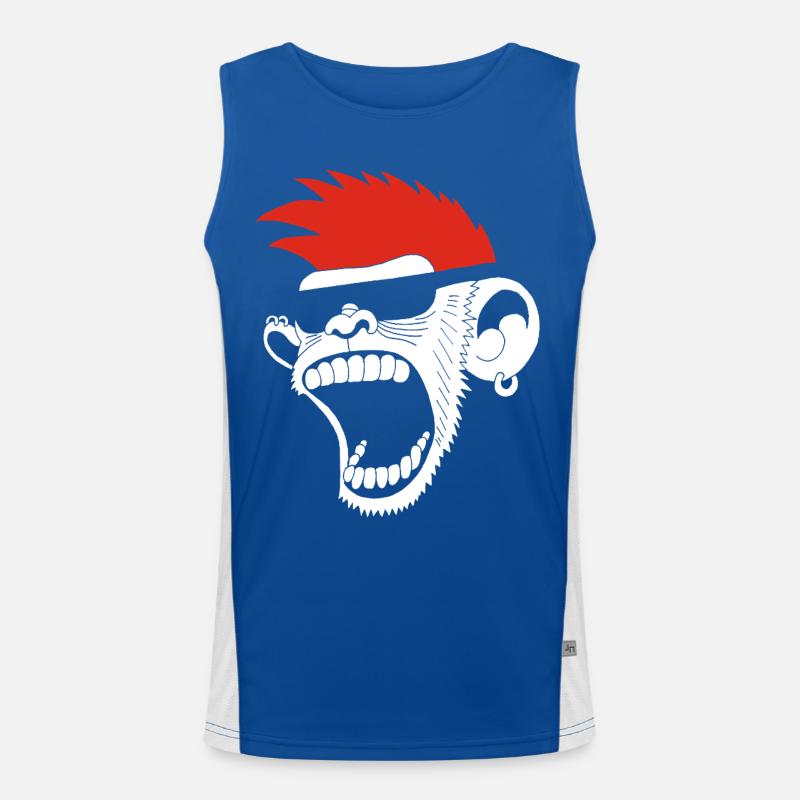 Monkeying Men's Functional Contrast Tank Top 