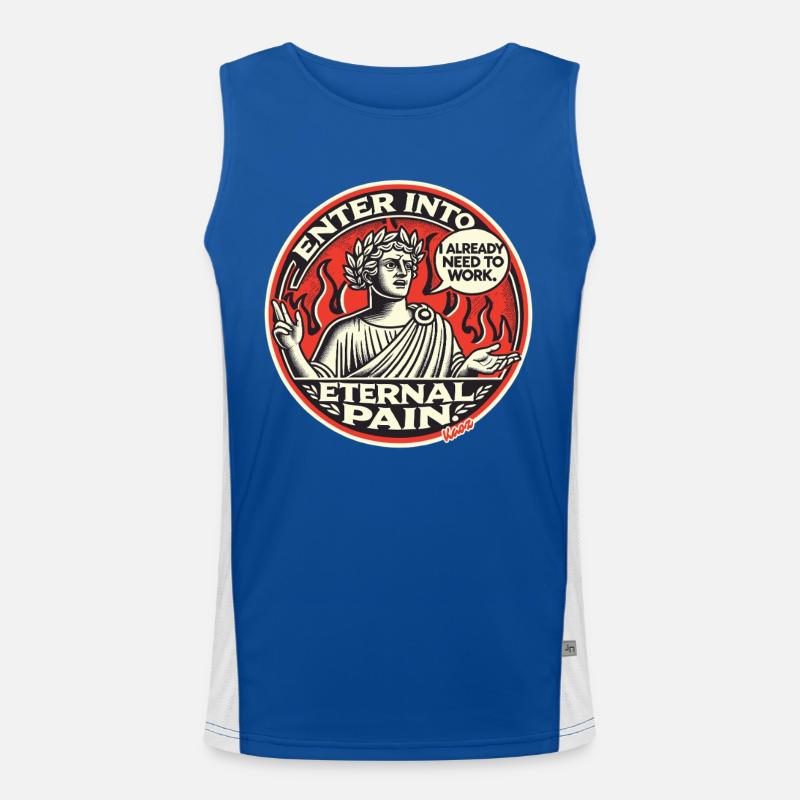 Dante doit travailler éternellement en enfer Débardeur respirant contrasté Homme 