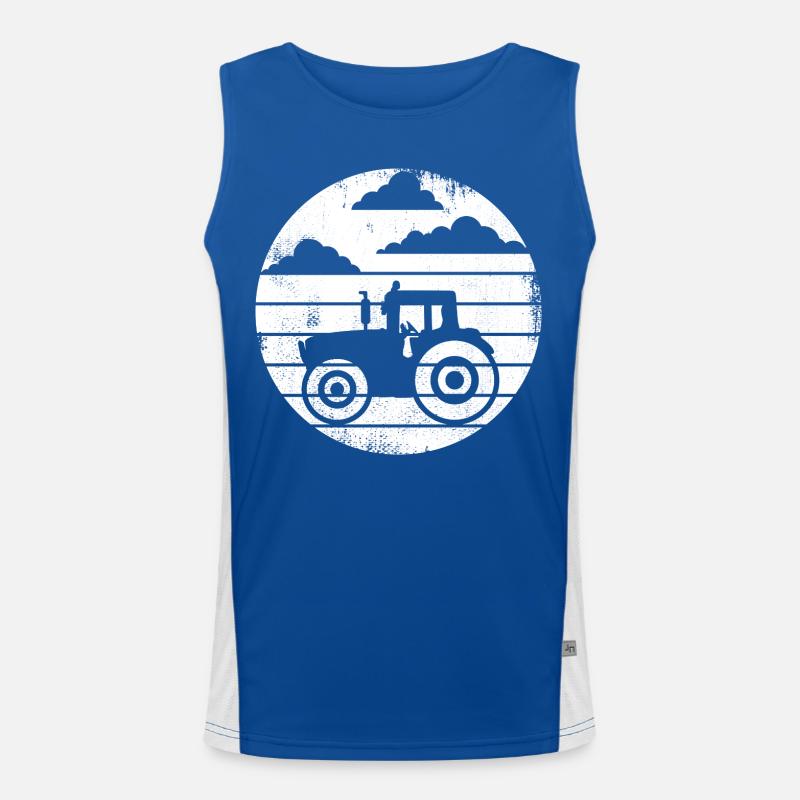 Traktor Funktionelles Kontrast-Tank Top für Männer 