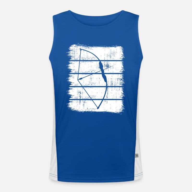Bogenjagd Funktionelles Kontrast-Tank Top für Männer 
