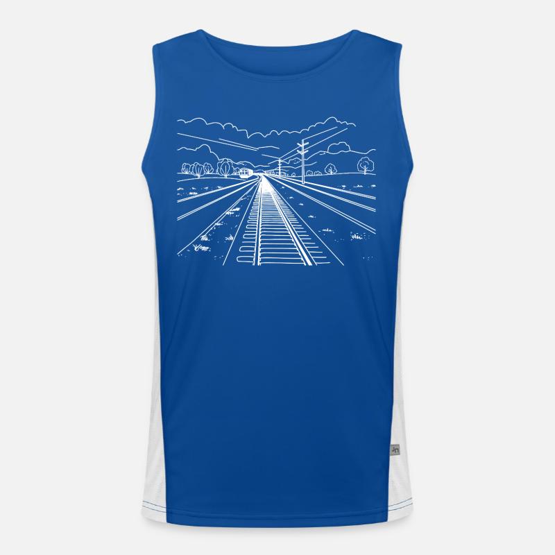 Railway Men's Functional Contrast Tank Top 