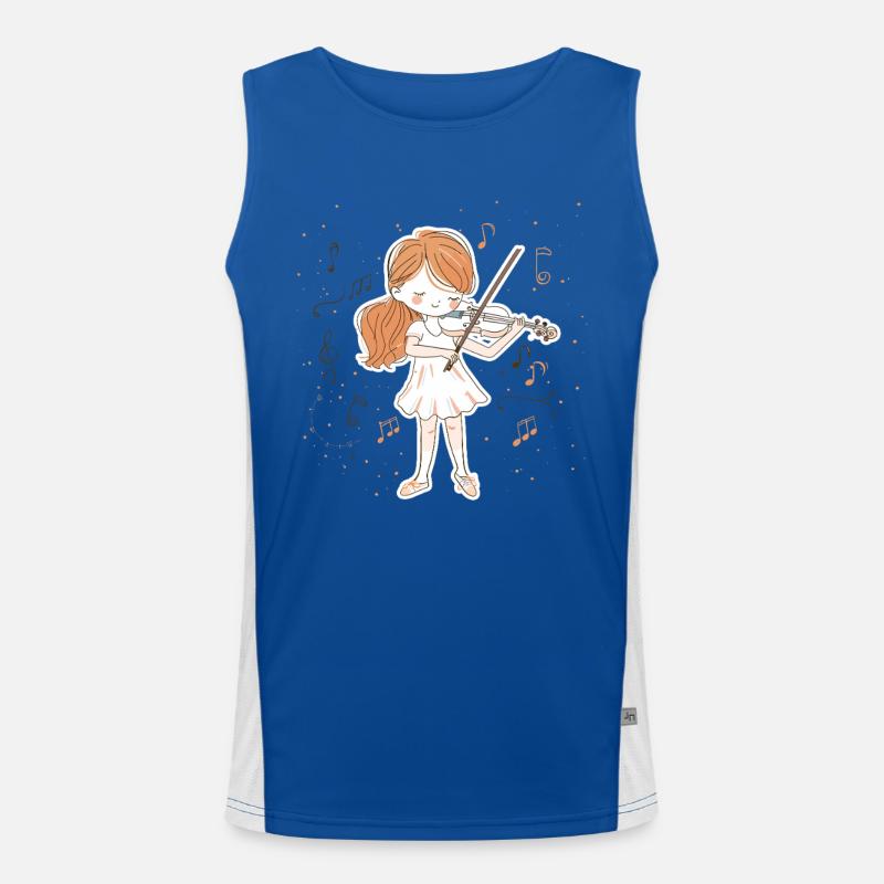 Petit violoniste Débardeur respirant contrasté Homme 