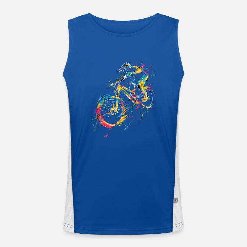 Mountain biking Men's Functional Contrast Tank Top 