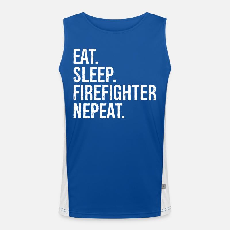 Manger Dormir Pompier Nepeat Débardeur respirant contrasté Homme 