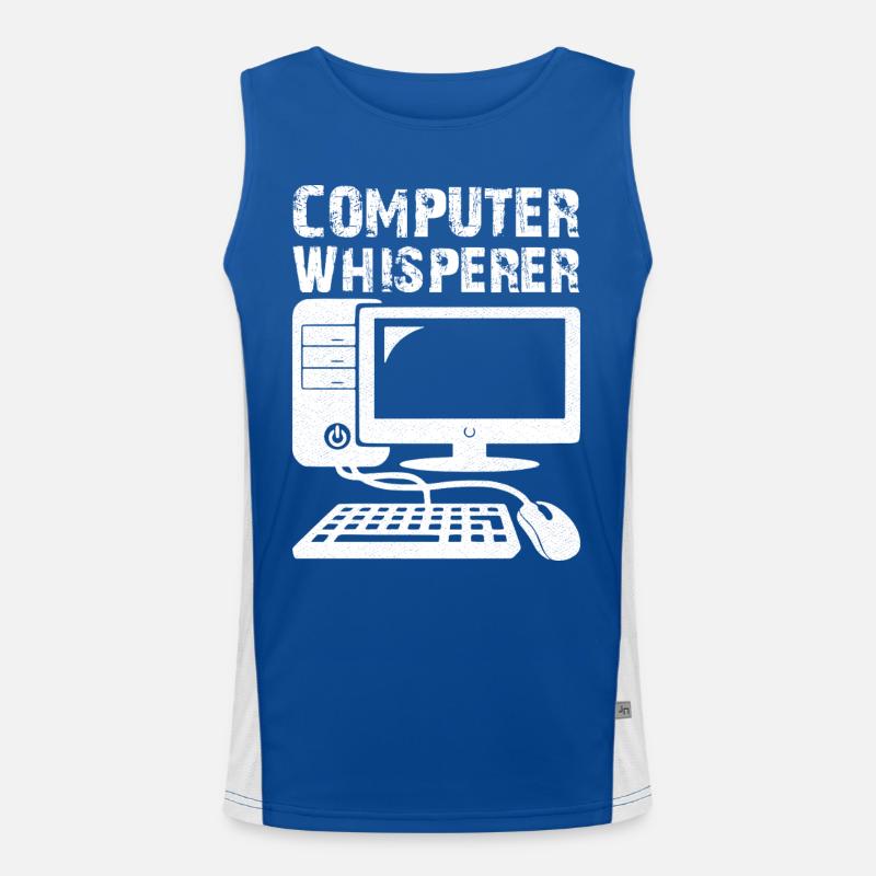 computer whisperer Funktionelles Kontrast-Tank Top für Männer 