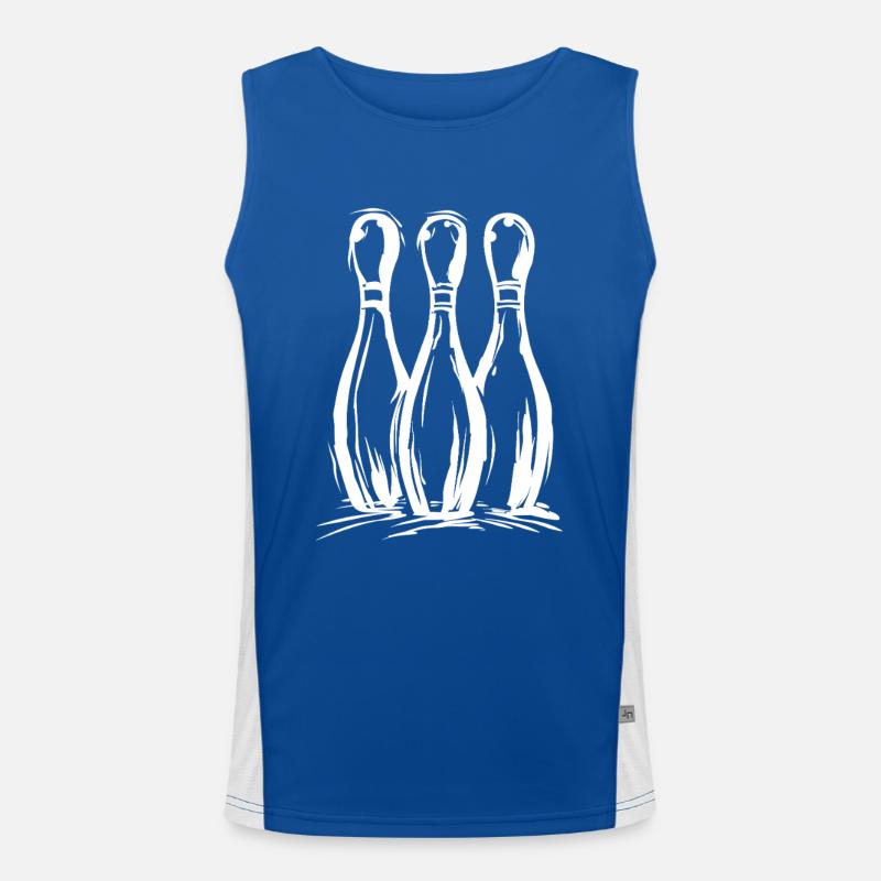 Bowling Pins Men's Functional Contrast Tank Top 
