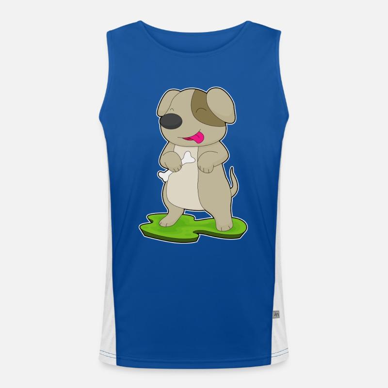 Dog Bones Men's Functional Contrast Tank Top 