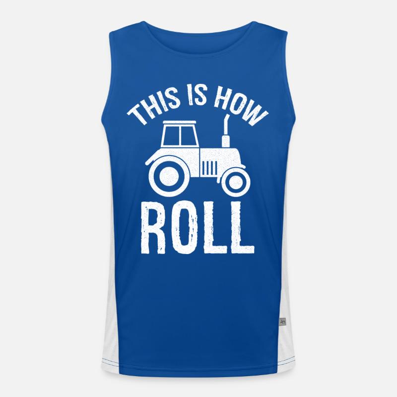 this is how roll Funktionelles Kontrast-Tank Top für Männer 