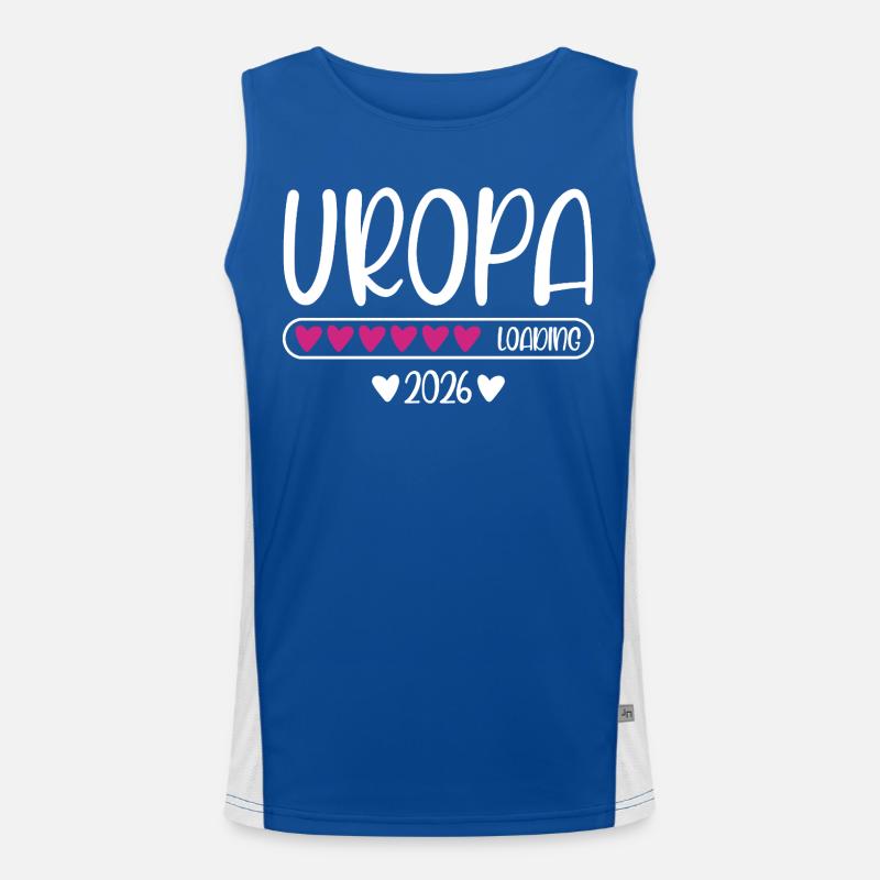 Uropa 2026 loading Funktionelles Kontrast-Tank Top für Männer 