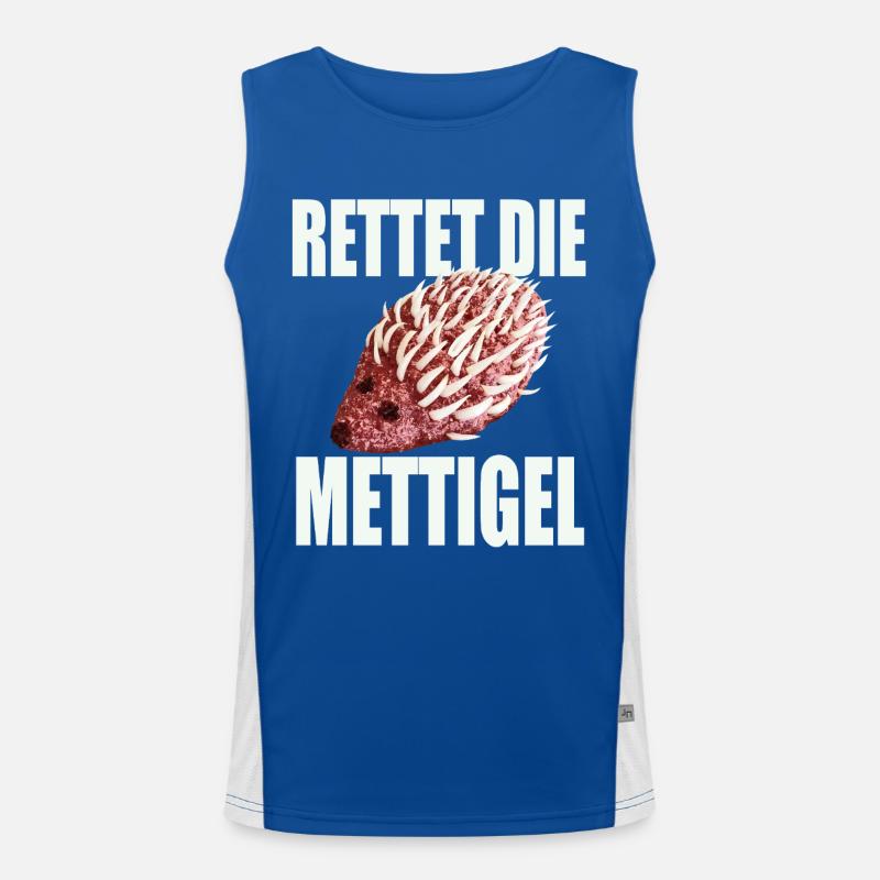 Sauvez le Mettigel Débardeur respirant contrasté Homme 