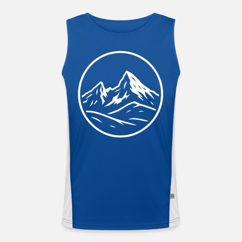 Watzmann Funktionelles Kontrast-Tank Top für Männer 