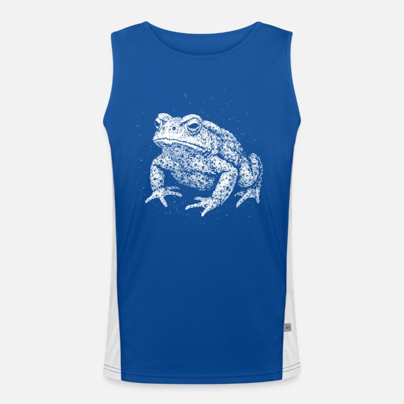 Kröte Funktionelles Kontrast-Tank Top für Männer 