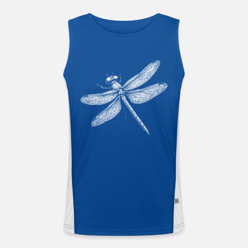 Libelle Funktionelles Kontrast-Tank Top für Männer 